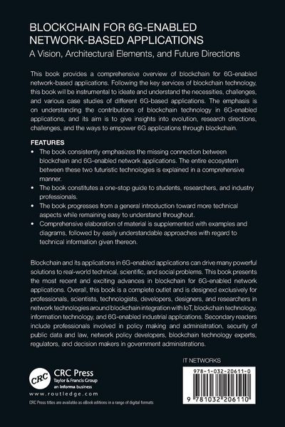 Produktbild: Blockchain for 6G-Enabled Network-Based Applications