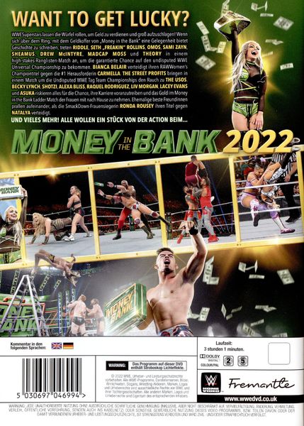 Produktbild: WWE: MONEY IN THE BANK 2022 [2 DVDs]