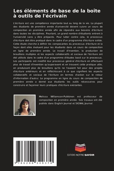 Produktbild: Les &eacute;l&eacute;ments de base de la bo&icirc;te &agrave; outils de l'&eacute;crivain