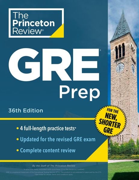 Produktbild: Princeton Review GRE Prep, 36th Edition