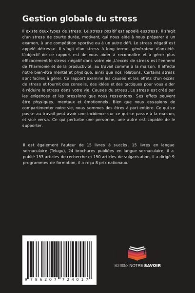 Produktbild: Gestion globale du stress