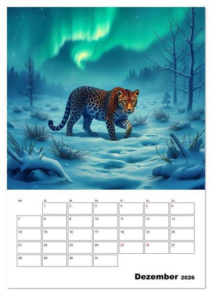 Produktbild: Majest&auml;tische K&ouml;nige der Wildnis (hochwertiger Premium Wandkalender 2026 DIN A2 hoch), Kunstdruck in Hochglanz