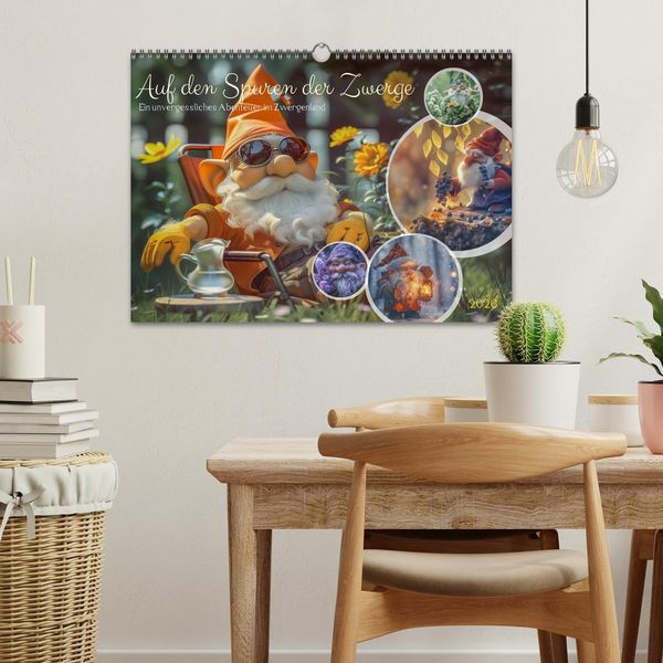 Produktbild: Auf den Spuren der Zwerge (Wandkalender 2026 DIN A3 quer), CALVENDO Monatskalender