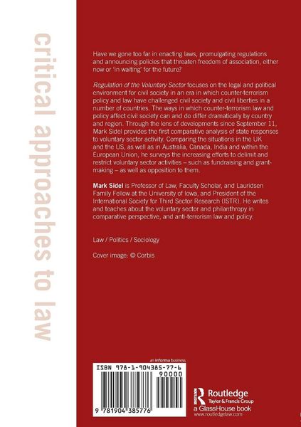 Produktbild: Regulation of the Voluntary Sector