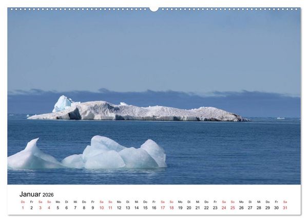 Produktbild: Svalbard 2026 (hochwertiger Premium Wandkalender 2026 DIN A2 quer), Kunstdruck in Hochglanz