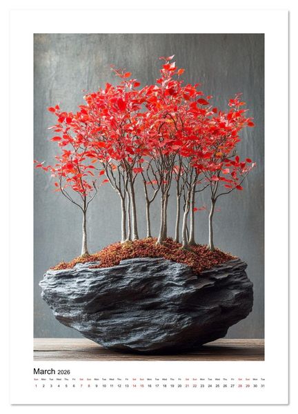 Produktbild: Shaped from Patience (Wall Calendar 2026 DIN A4 portrait), CALVENDO 12 Month Wall Calendar