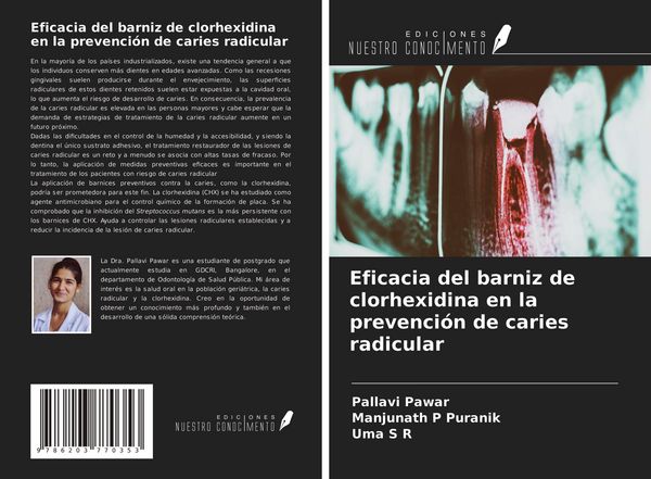 Produktbild: Eficacia del barniz de clorhexidina en la prevenci&oacute;n de caries radicular
