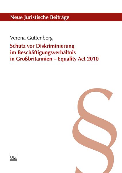 Produktbild: Schutz vor Diskriminierung im Besch&auml;ftigungsverh&auml;ltnis in Gro&szlig;britannien - Equality Act 2010