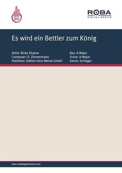 Produktbild: Es wird ein Bettler zum K&ouml;nig