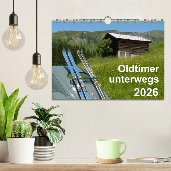 Produktbild: Oldtimer unterwegs - Mobile Rarit&auml;ten auf Tour (Wandkalender 2026 DIN A4 quer), CALVENDO Monatskalender