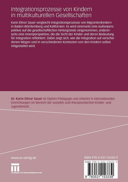 Produktbild: Integrationsprozesse von Kindern in multikulturellen Gesellschaften