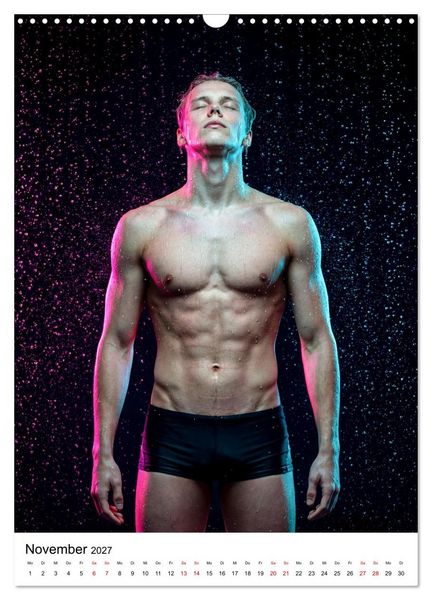 Produktbild: Im Bann des Wassers - Athletische &Auml;sthetik m&auml;nnlicher Schwimmer (Wandkalender 2027 DIN A3 hoch), CALVENDO Monatskalender