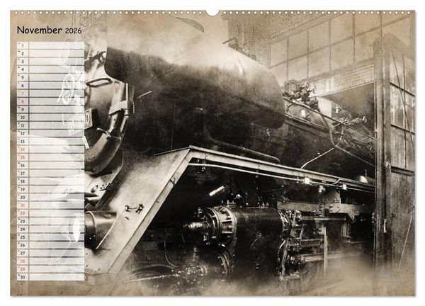 Produktbild: Dampflok Impressionen (hochwertiger Premium Wandkalender 2026 DIN A2 quer), Kunstdruck in Hochglanz