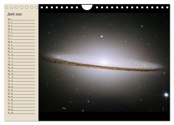 Produktbild: Raumfahrt und Weltall (Wandkalender 2026 DIN A4 quer), CALVENDO Monatskalender