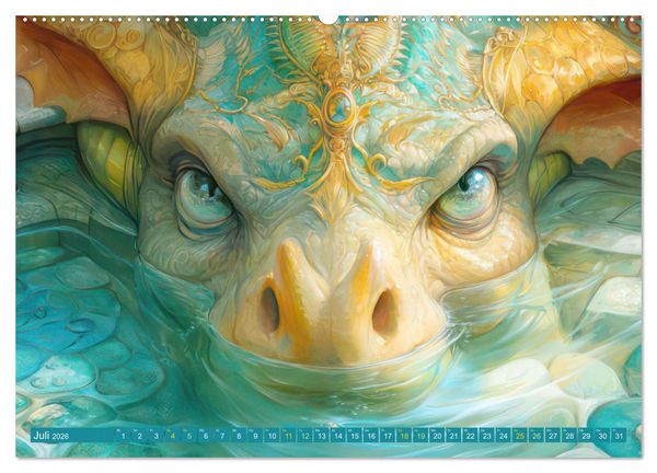 Produktbild: Schaurig sch&ouml;ne Biester (hochwertiger Premium Wandkalender 2026 DIN A2 quer), Kunstdruck in Hochglanz