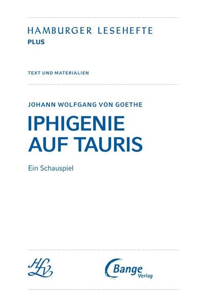 Produktbild: Iphigenie auf Tauris von Johann Wolfgang von Goethe (Textausgabe)
