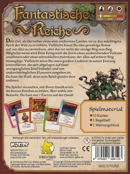 Produktbild: Fantastische Reiche *Nominiert Kennerspiel des Jahres 2021*