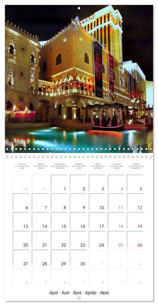 Produktbild: Las Vegas, Iconic City of Dreams (Wall Calendar 2026 12 &times; 12 Inch) CALVENDO 12 Month Wall Calendar