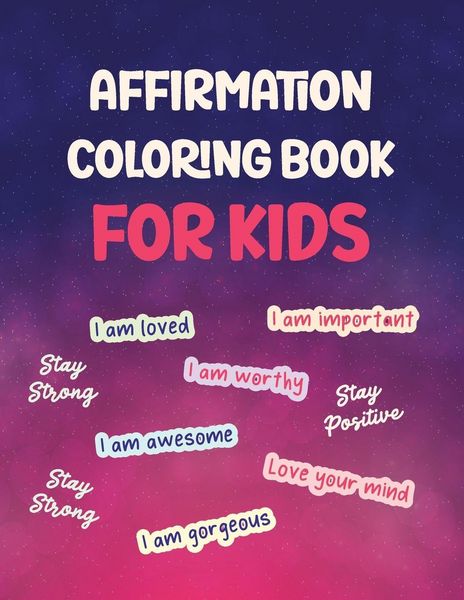 Produktbild: Affirmation Coloring Book For Kids
