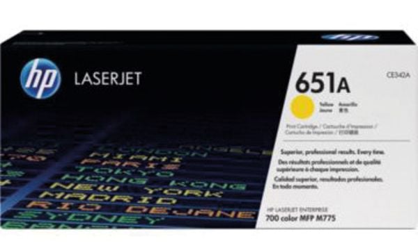 HP Toner 651A yellow
