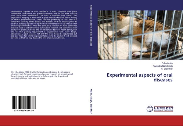 Produktbild: Experimental aspects of oral diseases