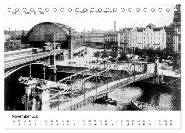 Produktbild: Gr&uuml;&szlig;e aus dem alten Berlin (Tischkalender 2027 DIN A5 quer), CALVENDO Monatskalender