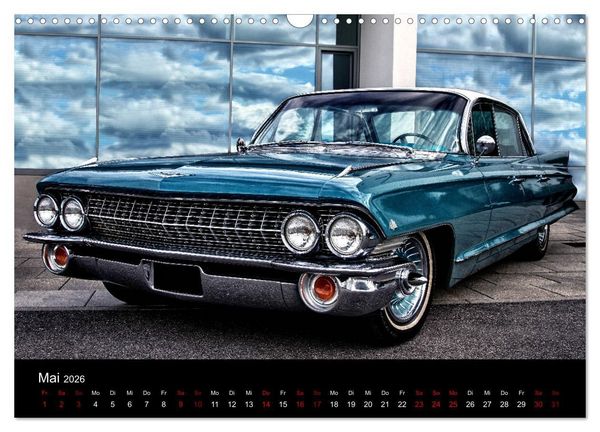 Produktbild: American Automobile (Wandkalender 2026 DIN A3 quer), CALVENDO Monatskalender