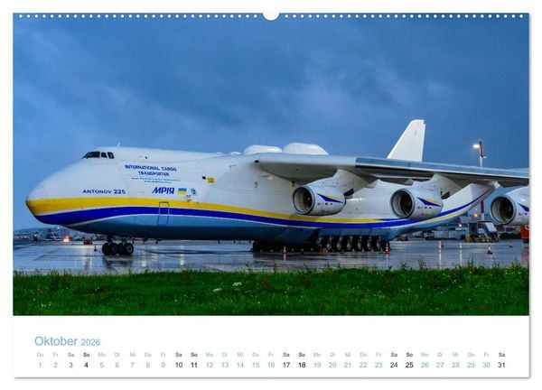 Produktbild: Antonov Airlines, Transportflugzeuge der Superlative (hochwertiger Premium Wandkalender 2026 DIN A2 quer), Kunstdruck in Hochglanz