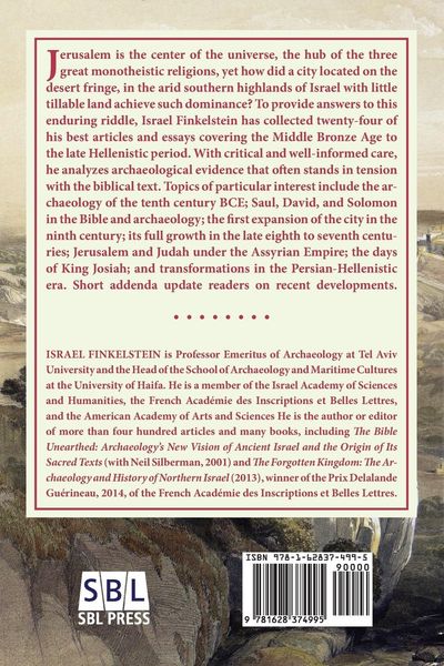 Produktbild: Jerusalem the Center of the Universe