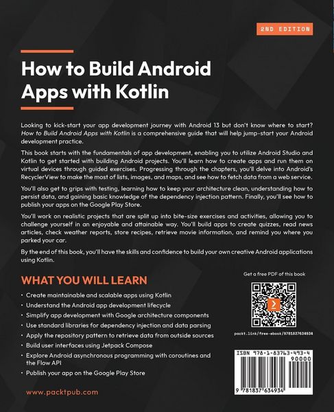 Produktbild: How to Build Android Apps with Kotlin - Second Edition