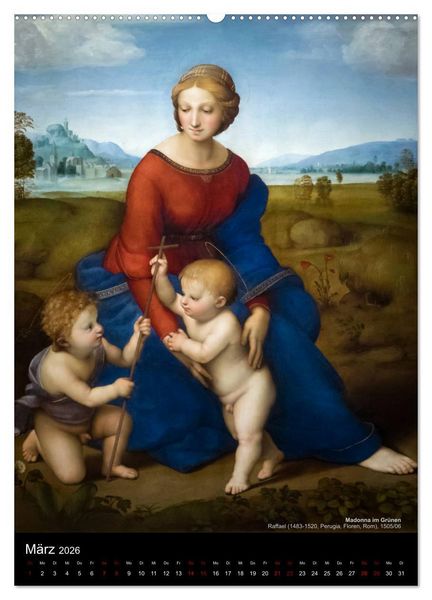 Produktbild: Maria - Mutter Gottes (Wandkalender 2026 DIN A2 hoch), CALVENDO Monatskalender