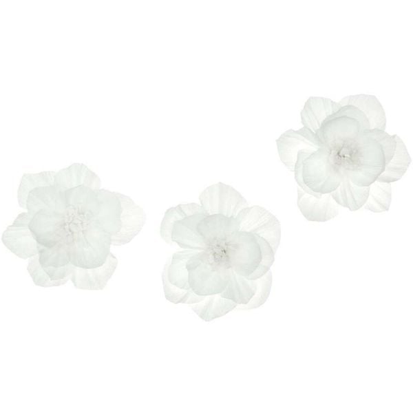 Produktbild: Krepppapier Bl&uuml;ten, Wei&szlig; S,