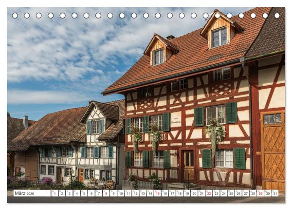 Produktbild: Kanton Thurgau (Tischkalender 2026 DIN A5 quer), CALVENDO Monatskalender