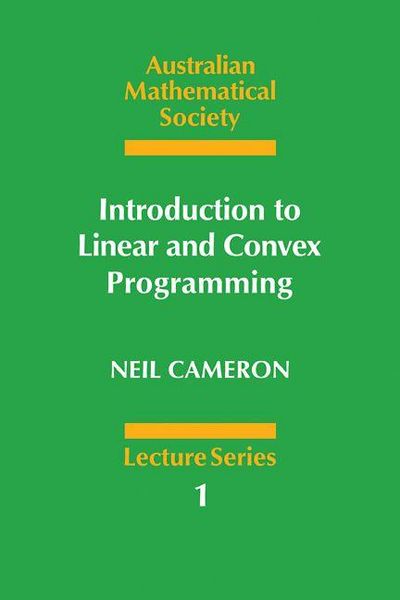 Produktbild: Introduction to Linear and Convex Programming