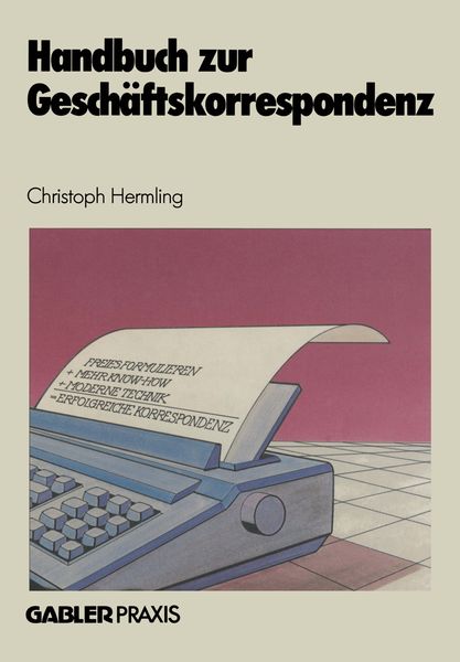 Produktbild: Handbuch zur Gesch&auml;ftskorrespondenz