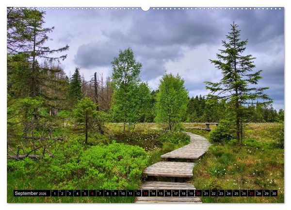 Produktbild: Der Harz - Sch&ouml;nstes Mittelgebirge Deutschlands (hochwertiger Premium Wandkalender 2026 DIN A2 quer), Kunstdruck in Hochglanz