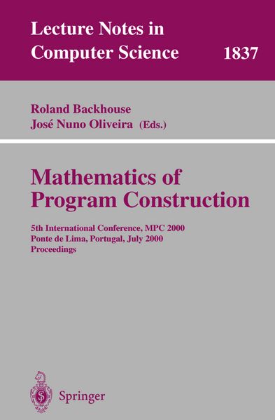 Produktbild: Mathematics of Program Construction