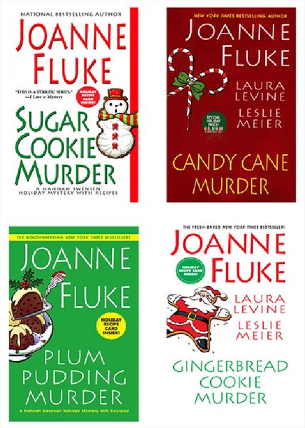 Produktbild: Joanne Fluke Christmas Bundle: Sugar Cookie Murder, Candy Cane Murder, Plum Pudding Murder, & Gingerbread Cookie Murder