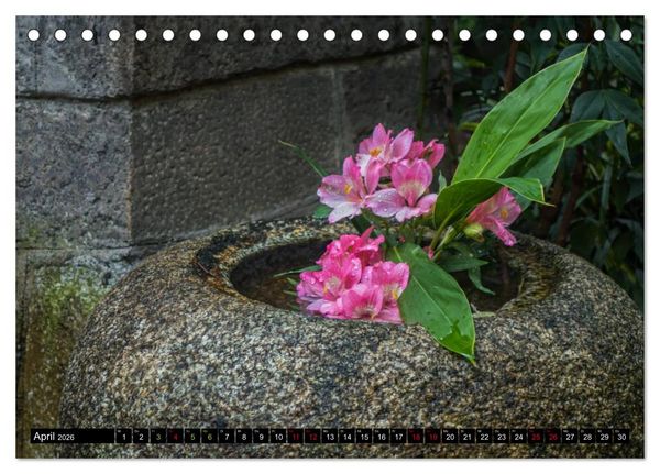 Produktbild: Kyotos Tempel - Bilder aus Japan (Tischkalender 2026 DIN A5 quer), CALVENDO Monatskalender