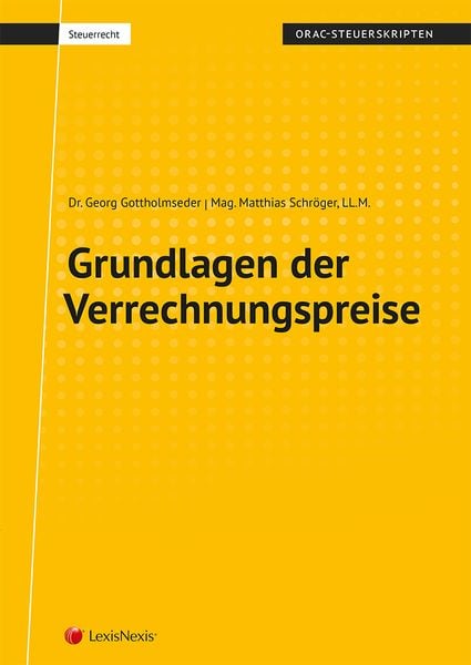 Produktbild: Grundlagen der Verrechnungspreise
