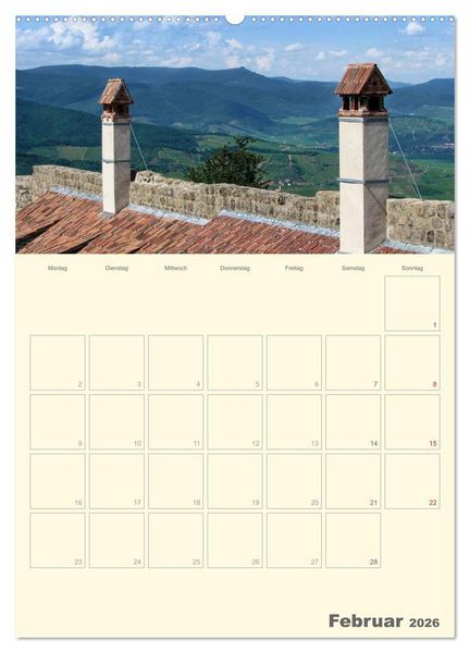 Produktbild: Unterwegs im Elsass &ndash; Terminplaner (Wandkalender 2026 DIN A2 hoch), CALVENDO Monatskalender