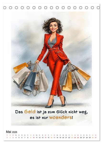 Produktbild: FRAU.PUNKT. (Tischkalender 2026 DIN A5 hoch), CALVENDO Monatskalender