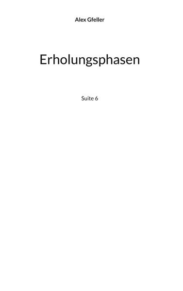 Produktbild: Erholungsphasen