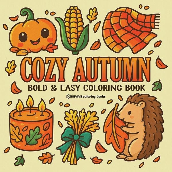Produktbild: Bold & Easy Cozy Autumn Coloring Book