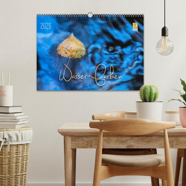 Produktbild: Wasser-Farben (Wandkalender 2026 DIN A3 quer), CALVENDO Monatskalender