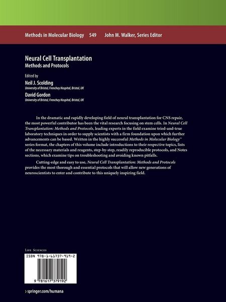 Produktbild: Neural Cell Transplantation