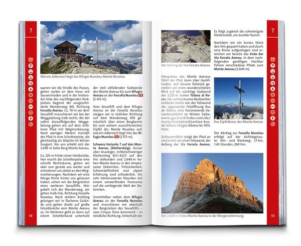 Produktbild: KOMPASS Wanderführer Dolomiten Höhenweg 1 bis 3, 71 Touren mit Extra-Tourenkarte