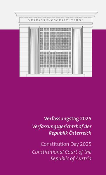 Verfassungstag 2025, Gebundene Ausgabe von , Verlag Österreich, 9783704698452