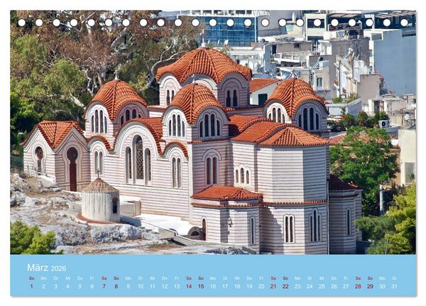 Produktbild: Geliebtes Athen (Tischkalender 2026 DIN A5 quer), CALVENDO Monatskalender