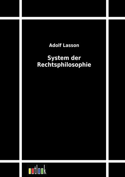 Produktbild: System der Rechtsphilosophie